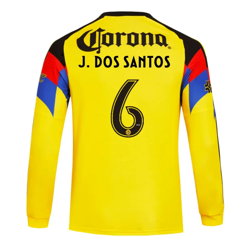 25-26 Club American Home Long Sleeve J. DOS SANTOS 6 Jersey