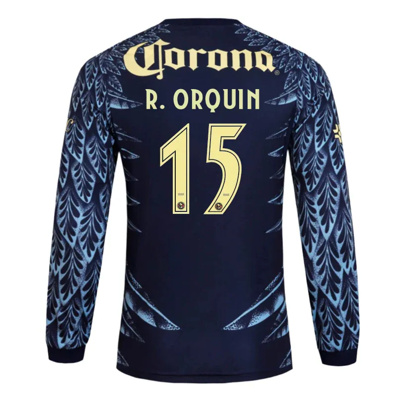 25-26 Club American Away Long Sleeve R. ORQUIN 15 Jersey