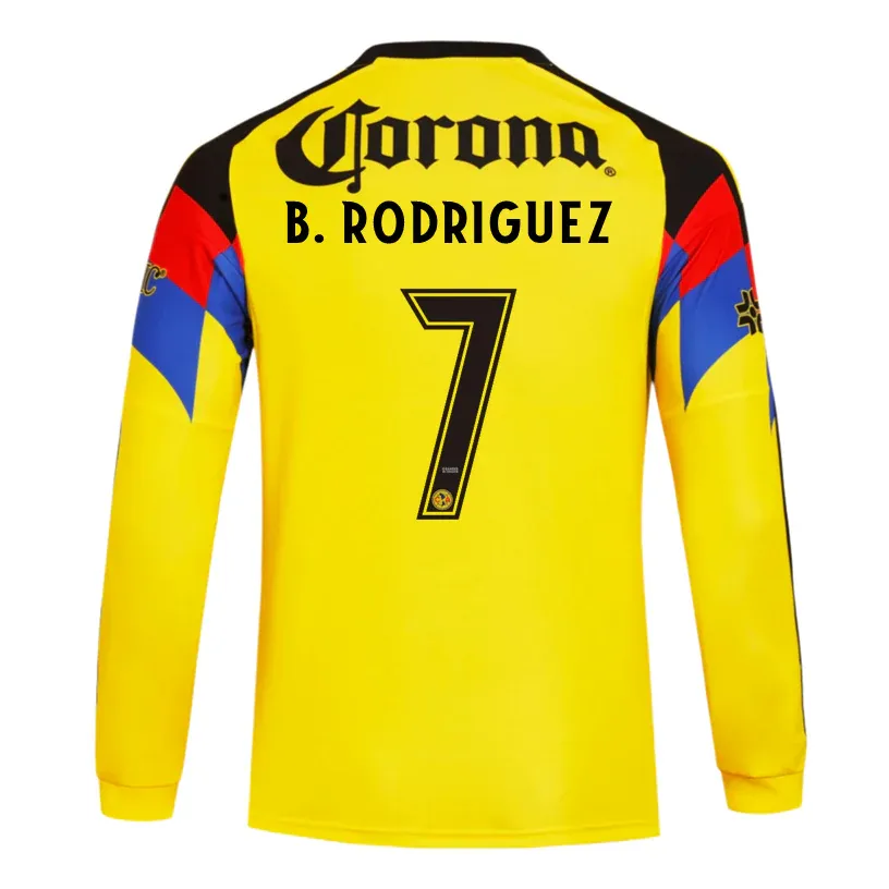 25-26 Club American Home Long Sleeve B. RODRIGUEZ 7 Jersey