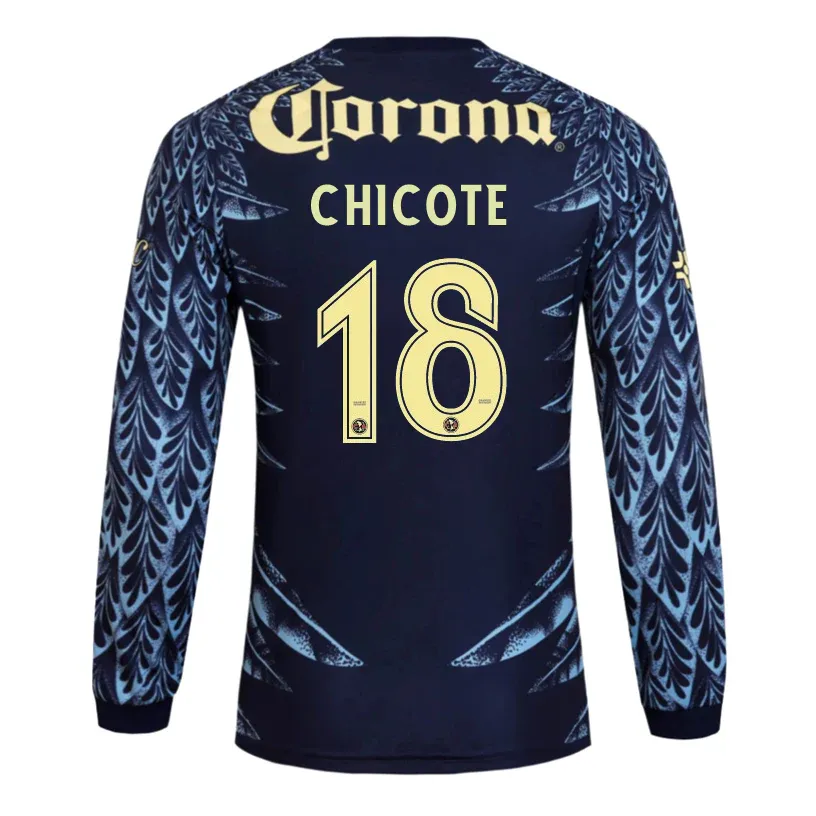 25-26 Club American Away Long Sleeve CHICOTE 18 Jersey