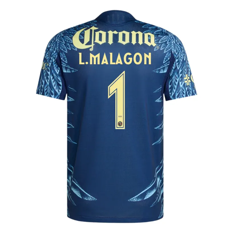 25-26 Club American Away L. MALAGON 1 Jersey (Player Version)