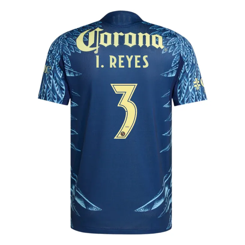 25-26 Club American Away I. REYES 3 Jersey (Player Version)