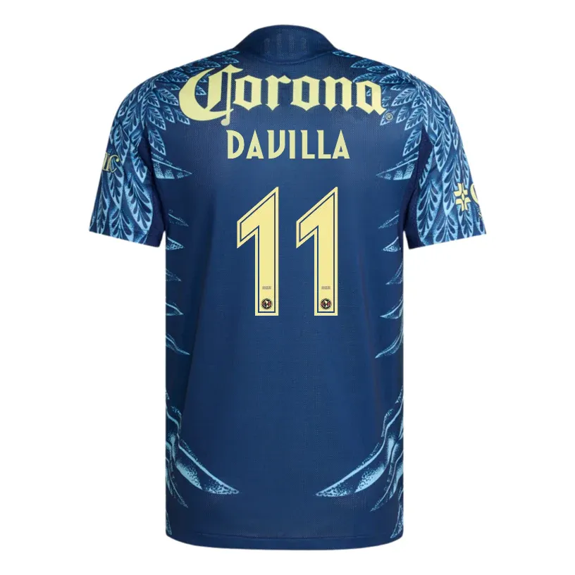 25-26 Club American Away DAVILA 11 Jersey (Player Version)