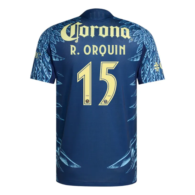 25-26 Club American Away R. ORQUIN 15 Jersey (Player Version)