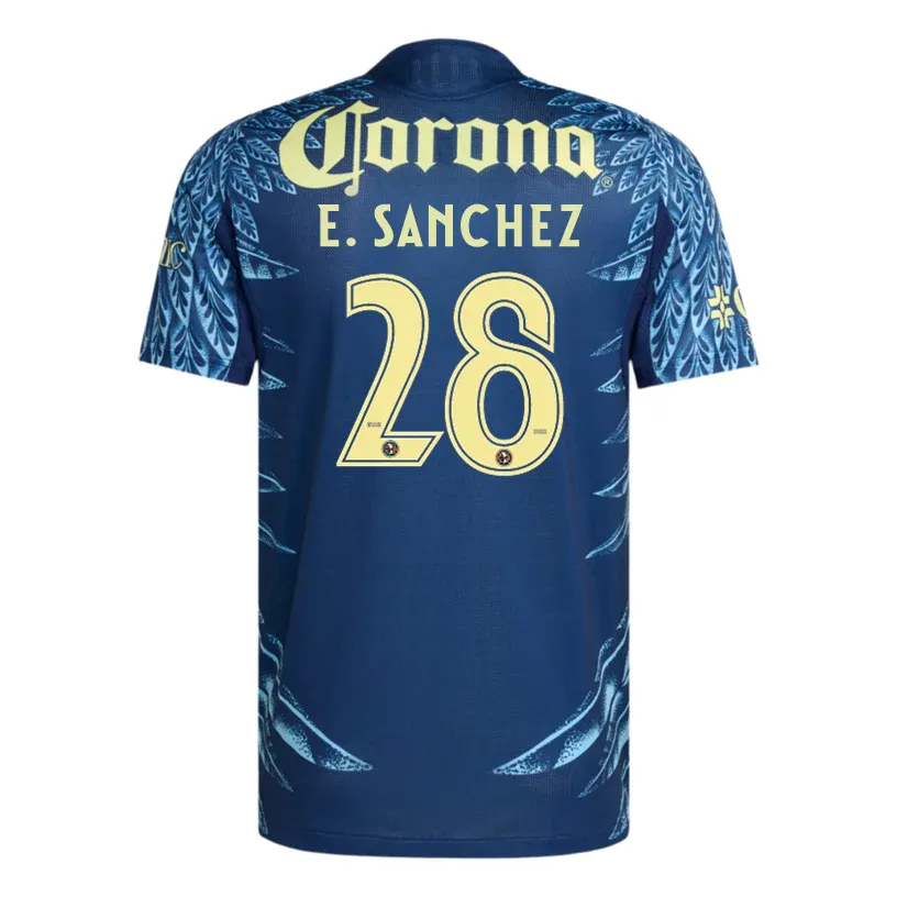 25-26 Club American Away E. SÁNCHEZ 28 Jersey (Player Version)