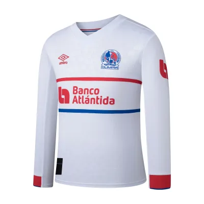 CD Olimpia Home Long Sleeve Jersey White 2025/26