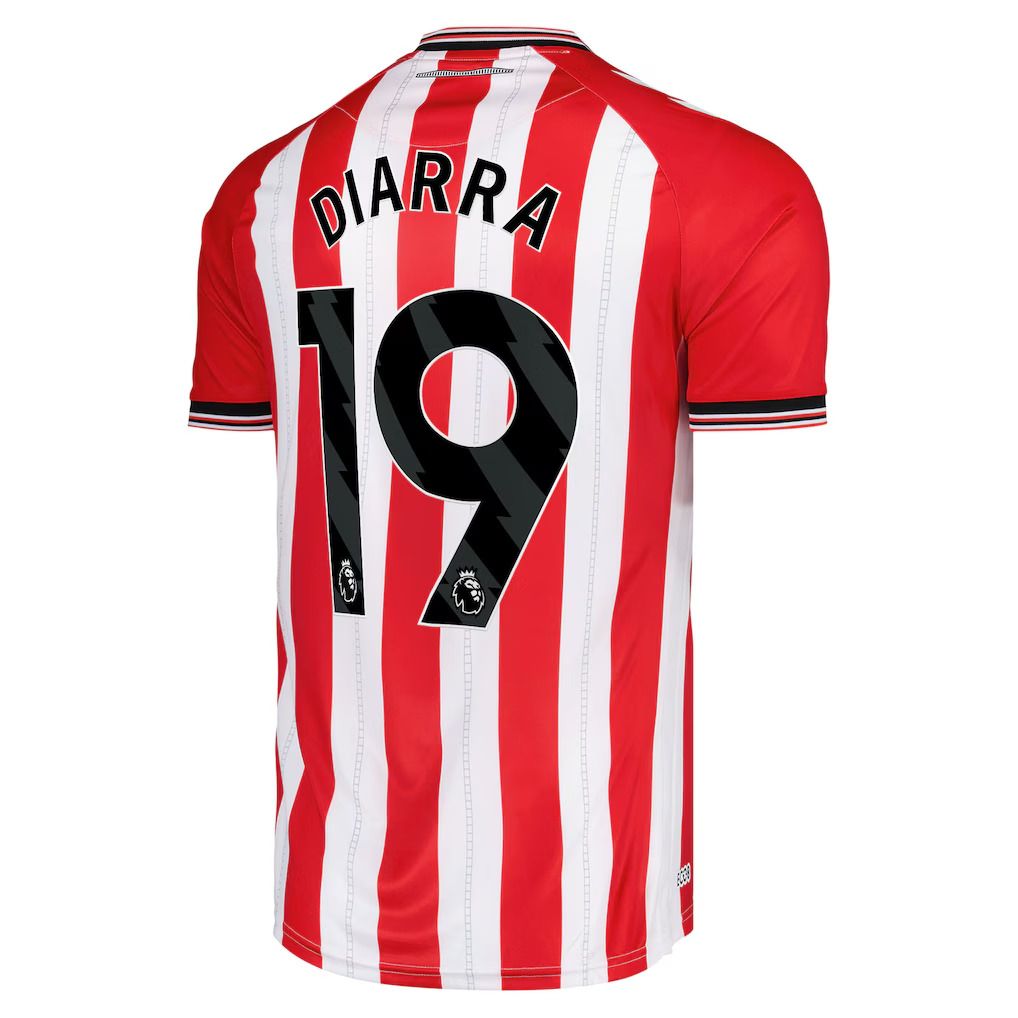 25-26 Sunderland Home DIARRA 19 Jersey