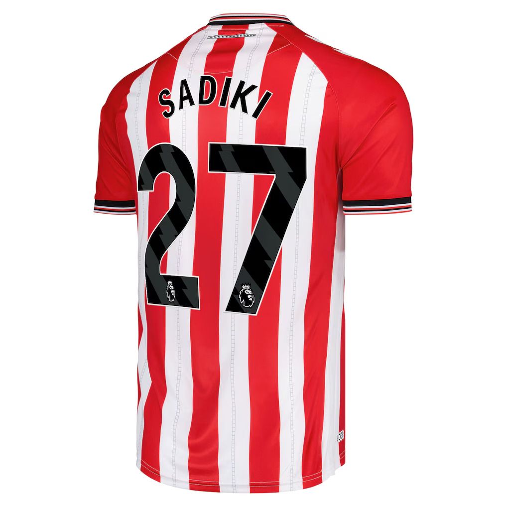 25-26 Sunderland Home SADIKI 27 Jersey