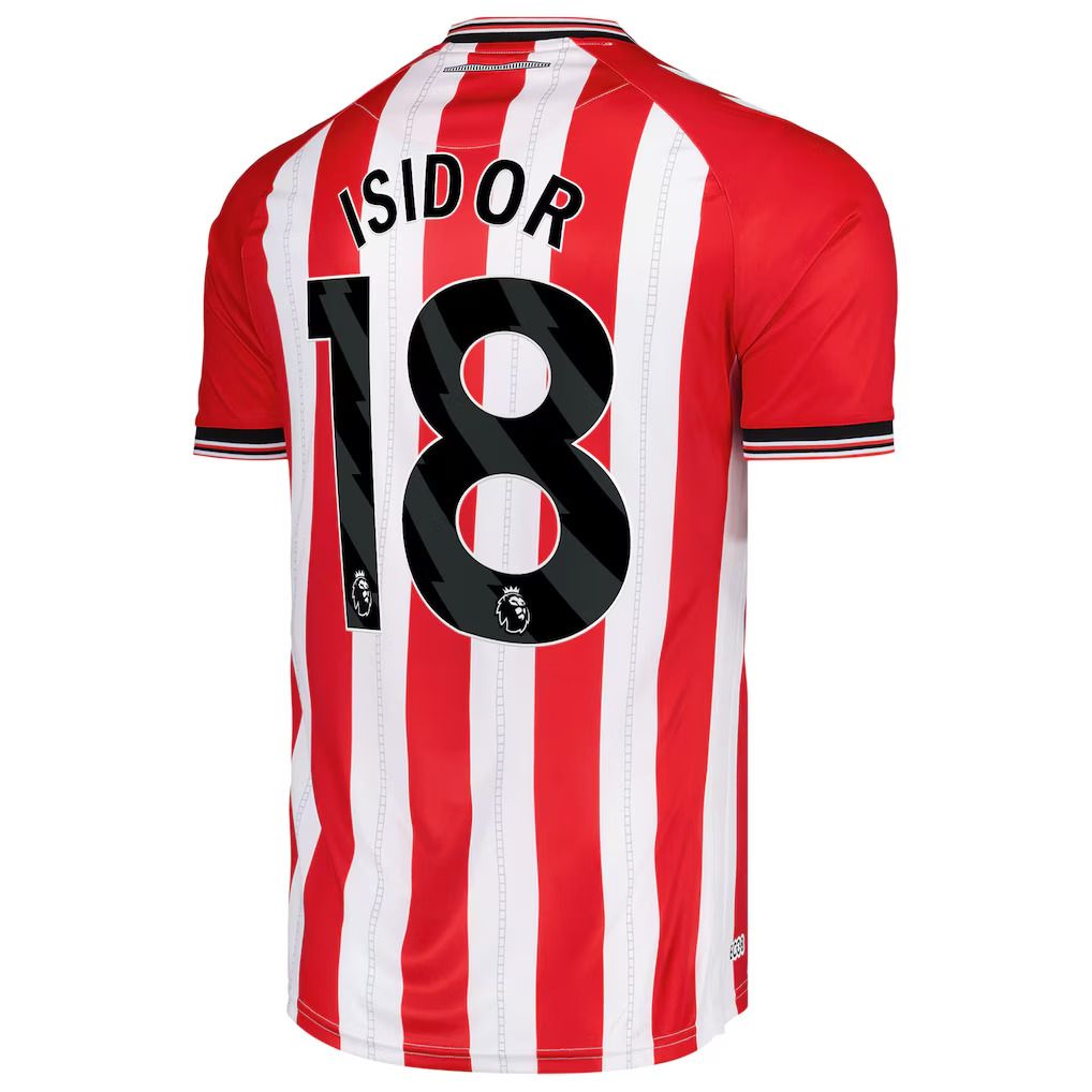 25-26 Sunderland Home ISIDOR 18 Jersey