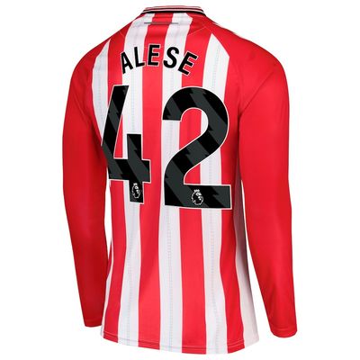 25-26 Sunderland Home ALESE 42 Long Sleeve Jersey