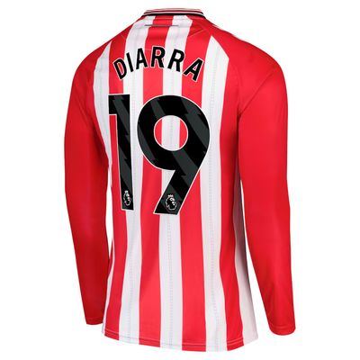 25-26 Sunderland Home DIARRA 19 Long Sleeve Jersey