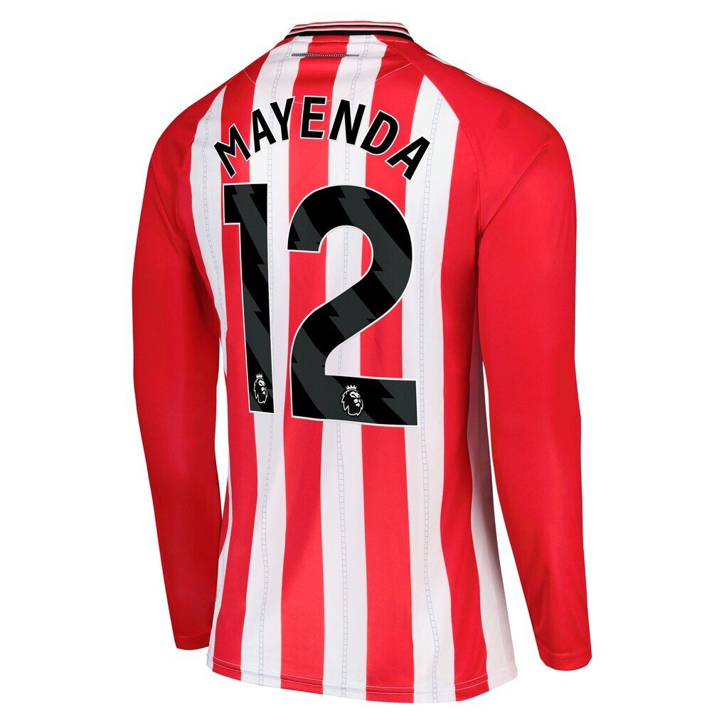 25-26 Sunderland Home MAYENDA 12 Long Sleeve Jersey