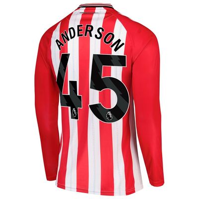 25-26 Sunderland Home ANDERSON 45 Long Sleeve Jersey