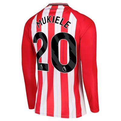 25-26 Sunderland Home MUKIELE 20 Long Sleeve Jersey
