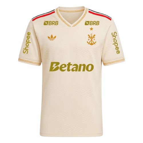 Flamengo Third Jersey 2025/26 (Full Sponsor)