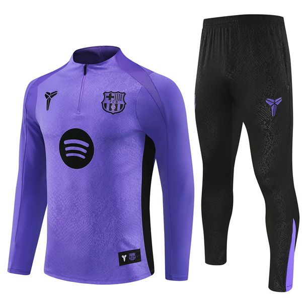 25-26 Barcelona X Kobe Bryant Purple Training Suit Kit