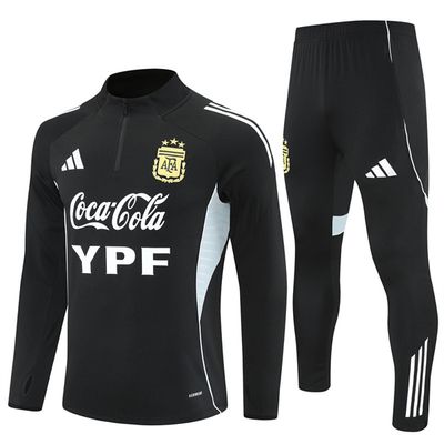 25-26 Argentina Black Training Suit Kit