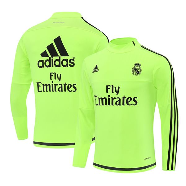 15-16 Real Madrid Training Top Fluorescent Green