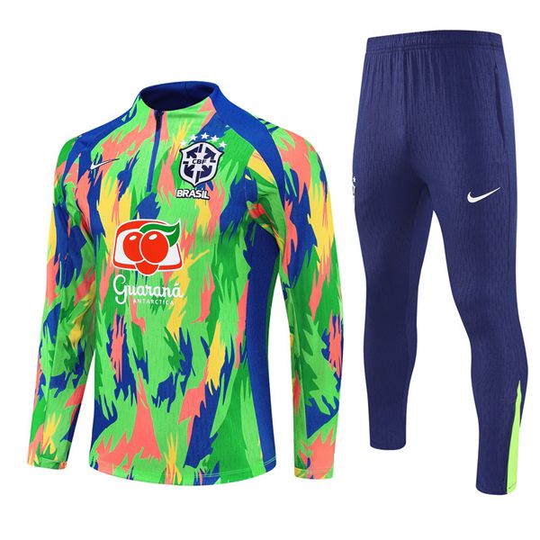 25-26 Brazil Green Camouflage Training Suit Kit