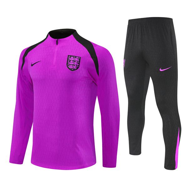 25-26 England Purple Training Suit Kit Player Style
