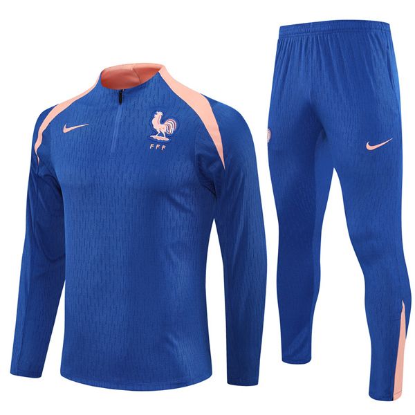 25-26 France Light Navy Training Suit Kit Player Style