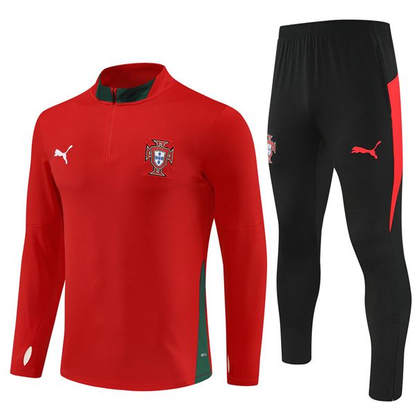 25-26 Portugal Red Training Suit Kit
