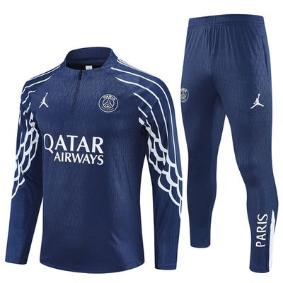 25-26 PSG Navy Training Suit UCL Kit Player Style