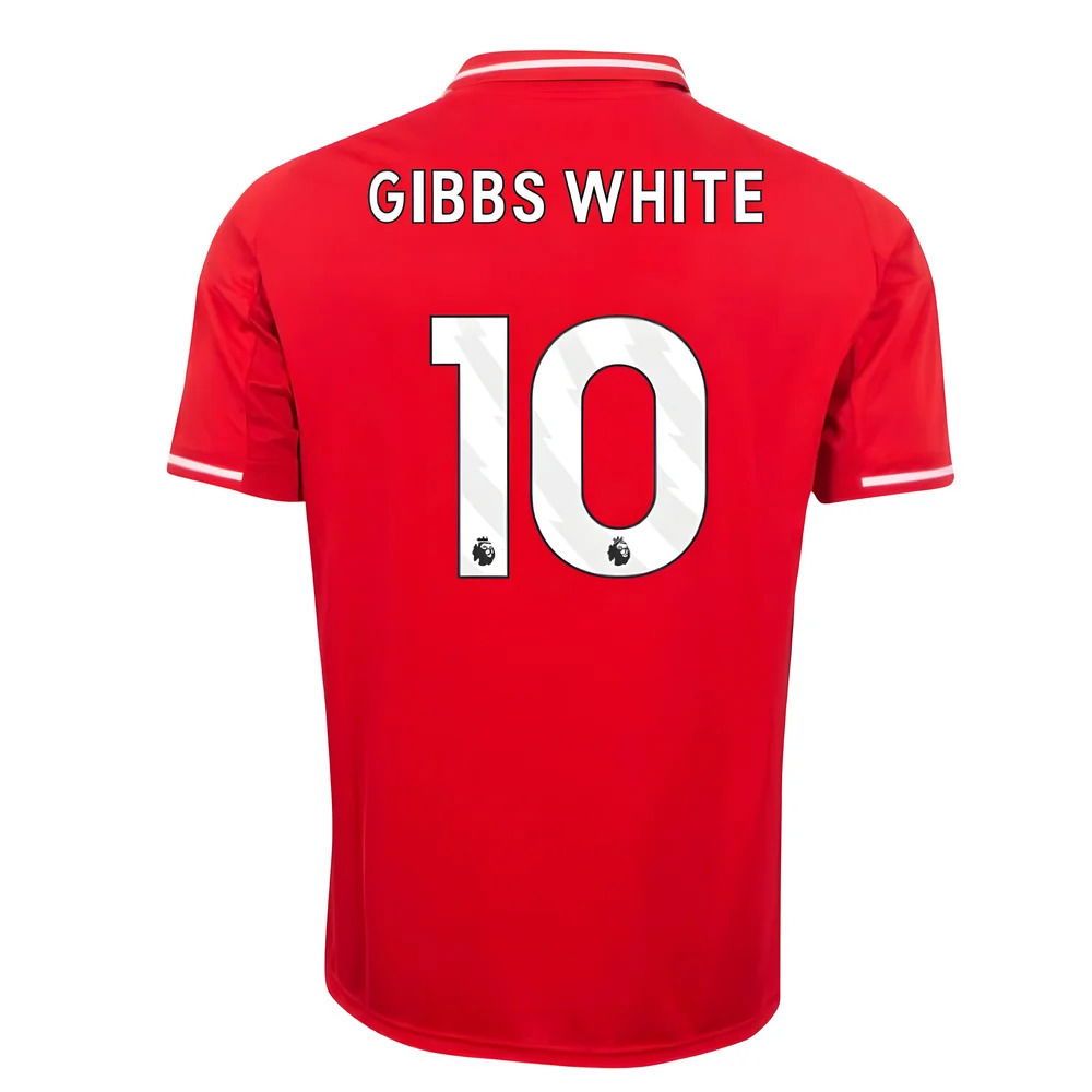 25-26 Nottingham Forest Home GIBBS WHITE 10 Jersey
