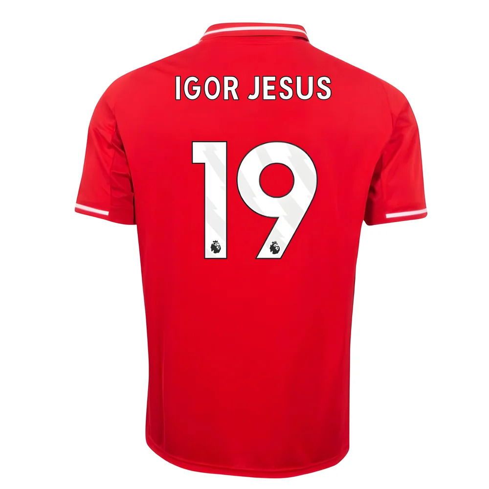 25-26 Nottingham Forest Home Igor Jesus 19 Jersey
