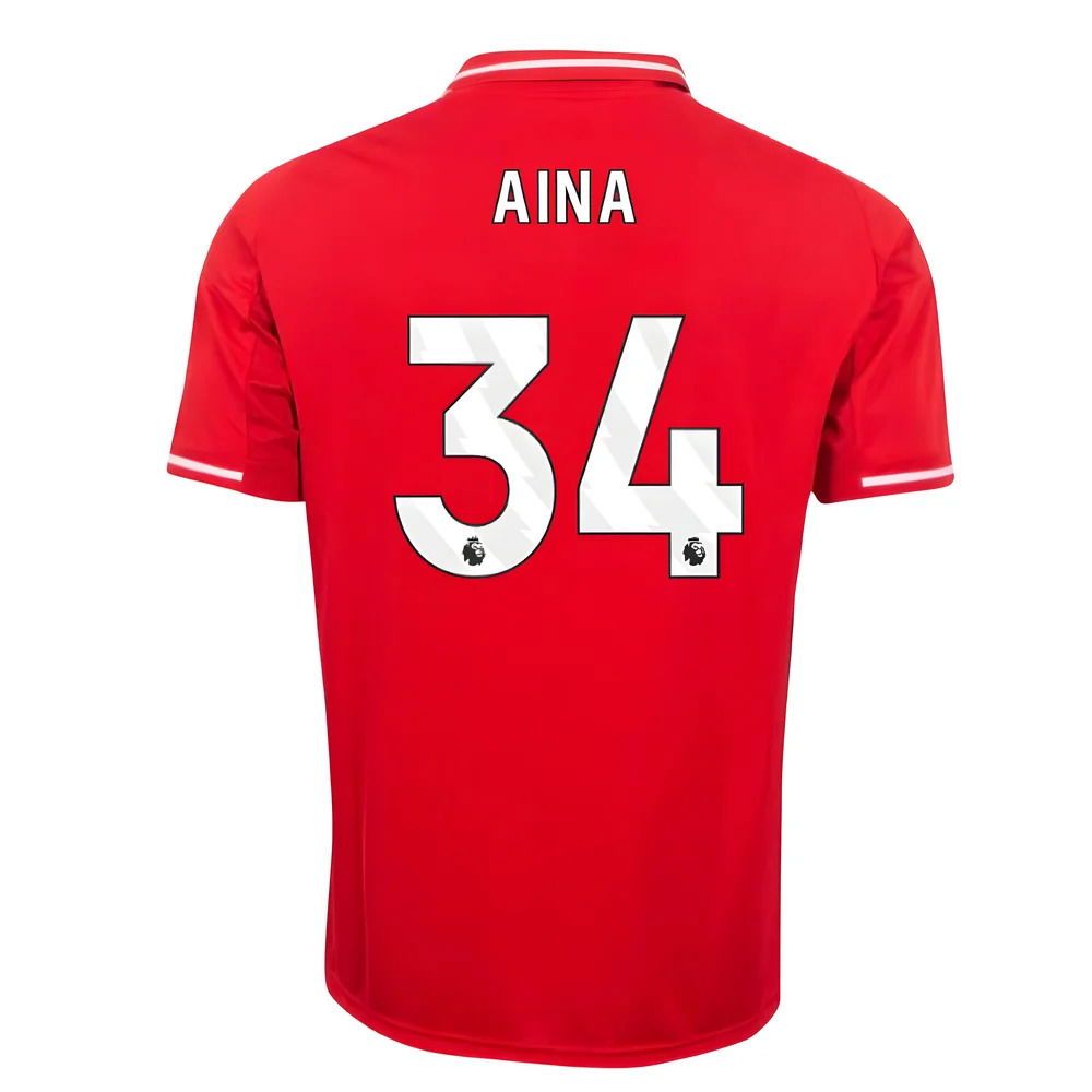 25-26 Nottingham Forest Home AINA 34 Jersey