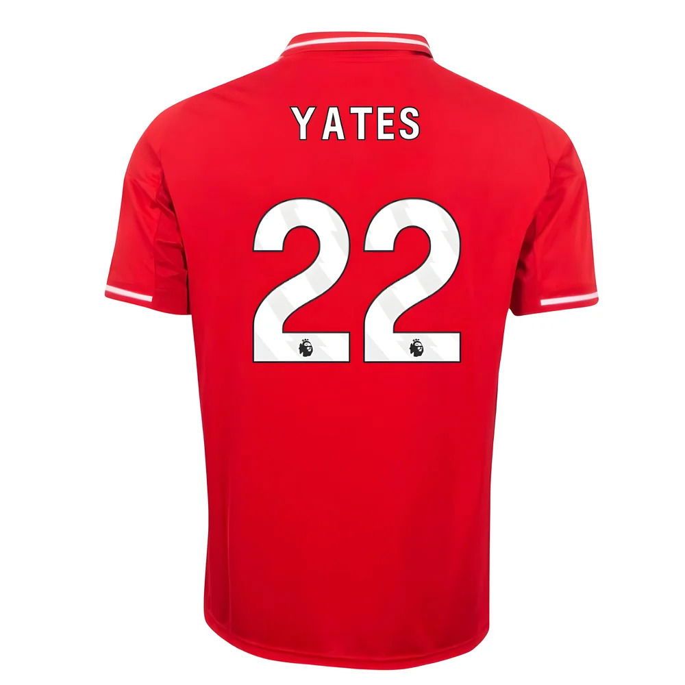 25-26 Nottingham Forest Home YATES 22 Jersey