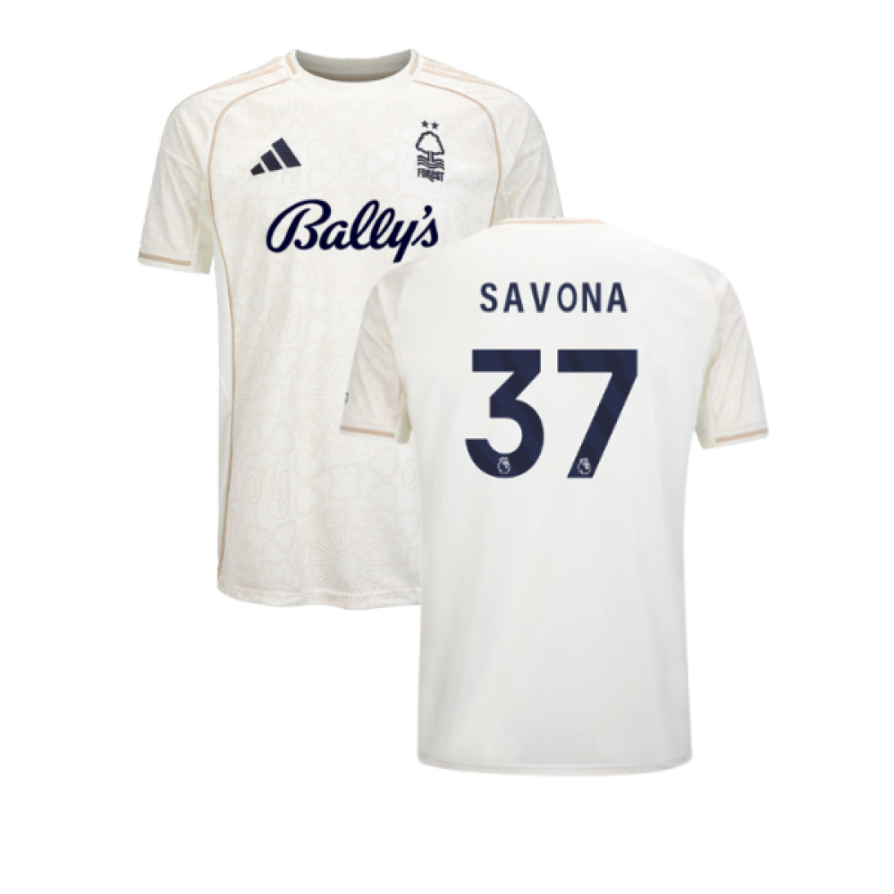 25-26 Nottingham Forest Away SAVONA 37 Jersey
