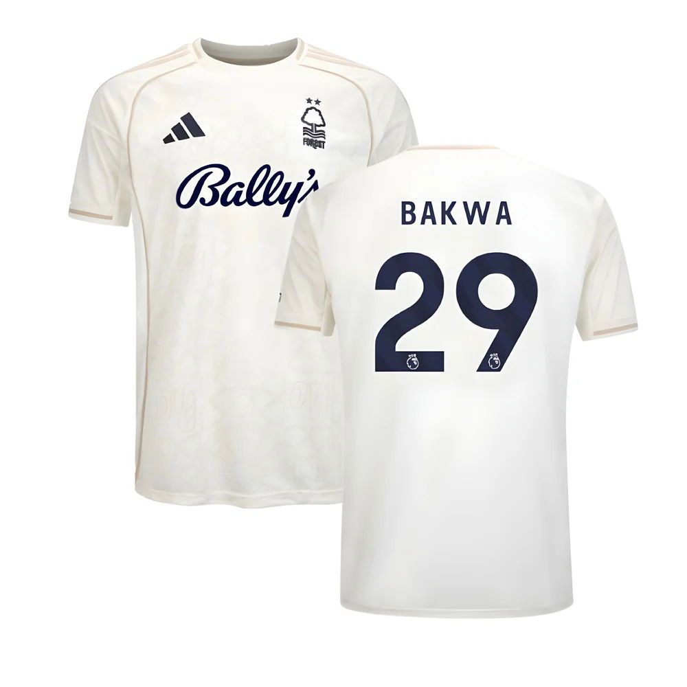 25-26 Nottingham Forest Away BAKWA 29 Jersey