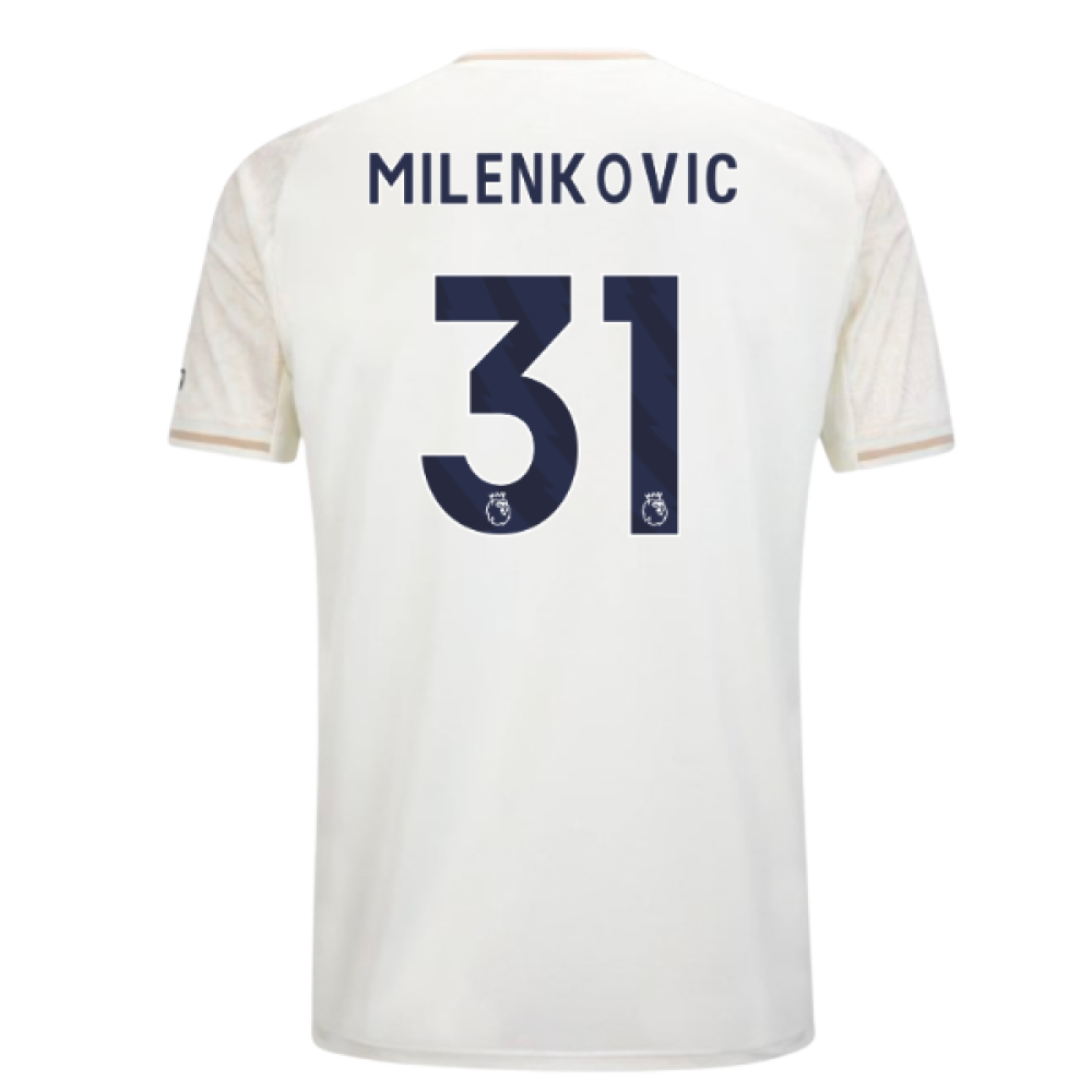 25-26 Nottingham Forest Away MILENKOVIC 31   Jersey