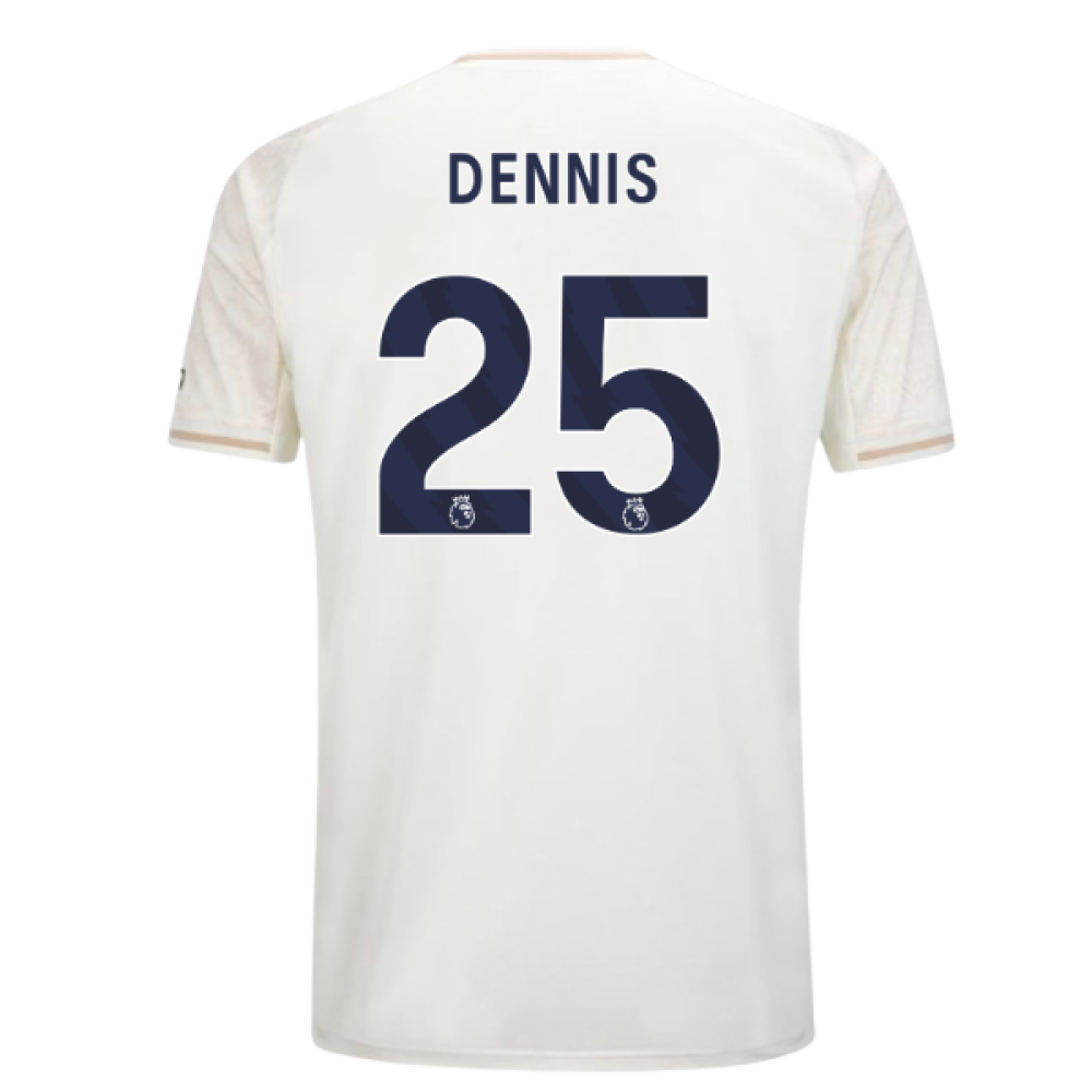 25-26 Nottingham Forest Away DENNIS 25  Jersey