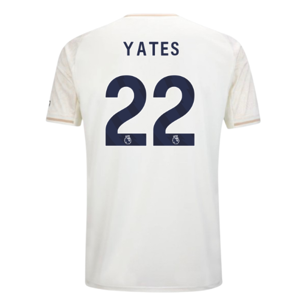 25-26 Nottingham Forest Away YATES 22 Jersey