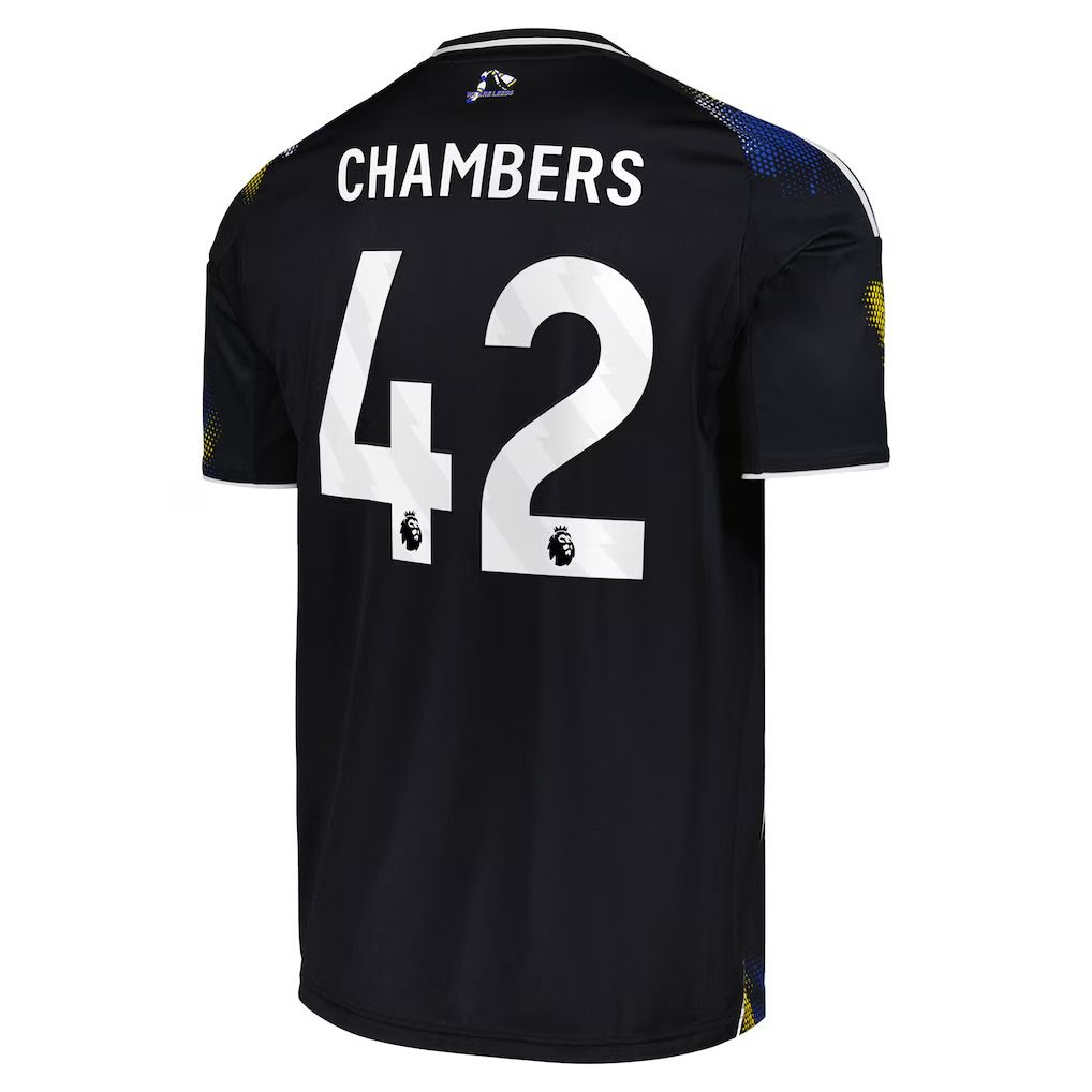 25-26 Leeds United Third CHAMBERS 42 Jersey