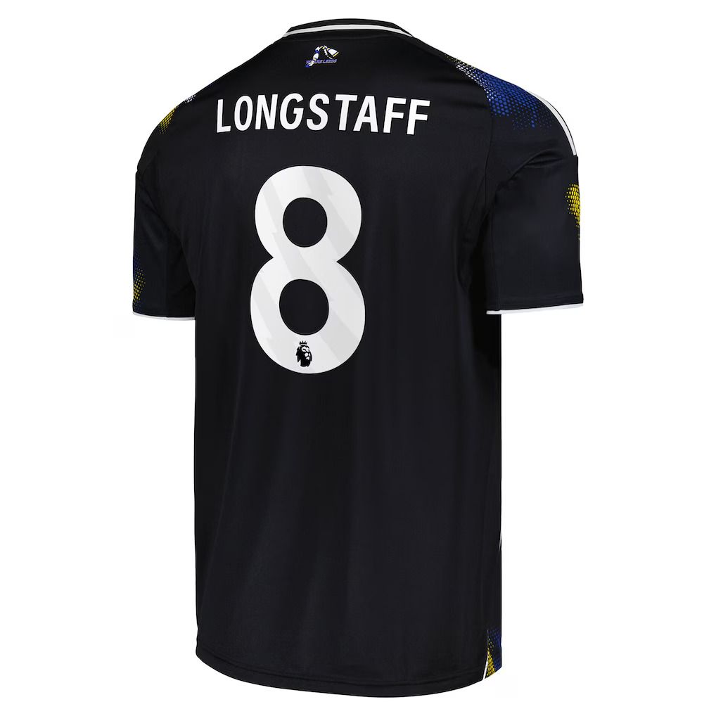 25-26 Leeds United Third LONGSTAFF 8 Jersey