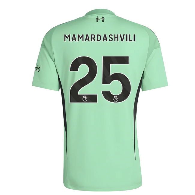 Liverpool Mamardashvili #25 Green Goalkeeper Jersey 2025/26