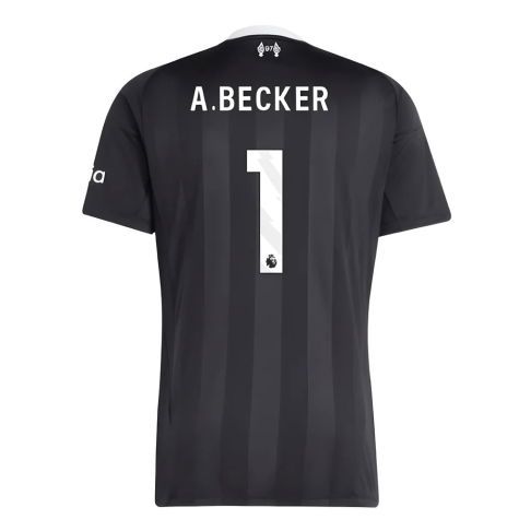 Liverpool Alisson Becker #1 Black Goalkeeper Jersey 2025/26