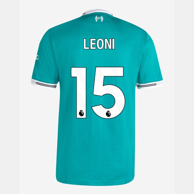 25-26 Liverpool Third LEONI 15 Jersey (Player Version）