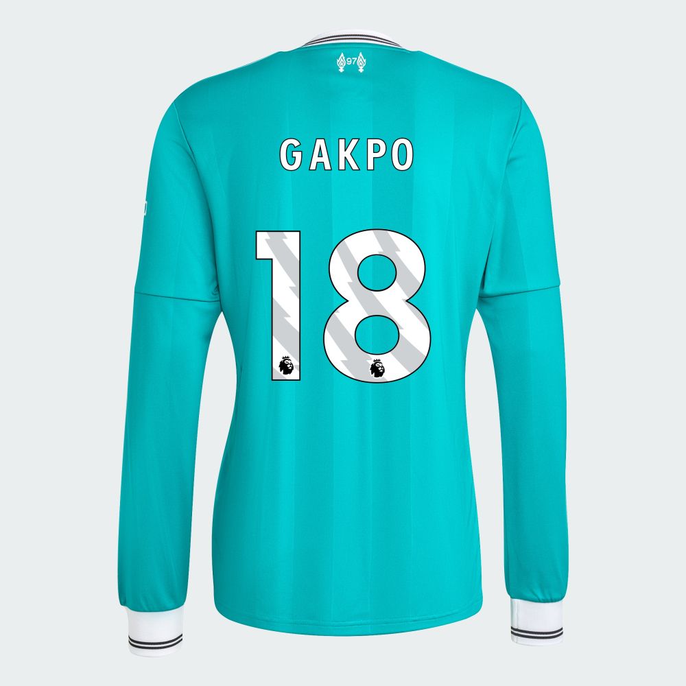25-26 Liverpool Third GAKPO 18 Long Sleeve Jersey