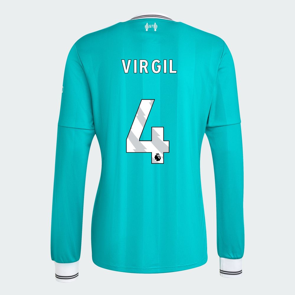25-26 Liverpool Third VIRGIL 4 Long Sleeve Jersey