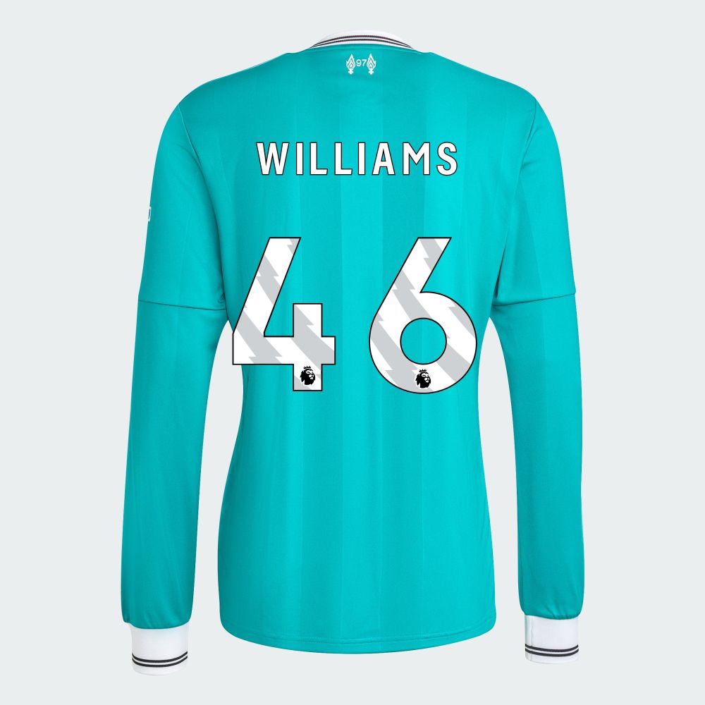 25-26 Liverpool Third WILLIAMS 46 Long Sleeve Jersey