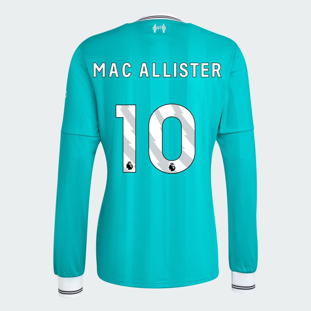 25-26 Liverpool Third MAC ALLISTER 10 Long Sleeve Jersey