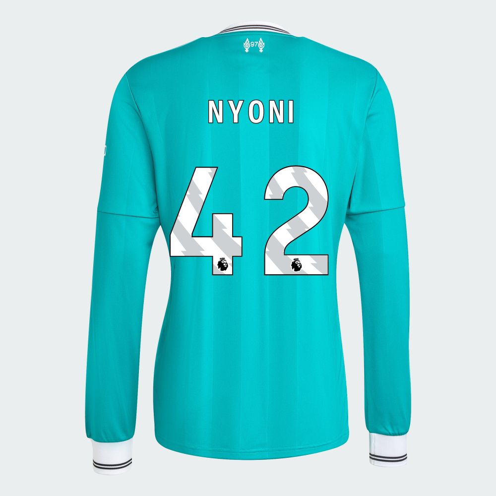 25-26 Liverpool Third NYONI 42 Long Sleeve Jersey