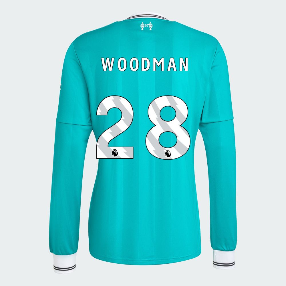 25-26 Liverpool Third WOODMAN 28 Long Sleeve Jersey