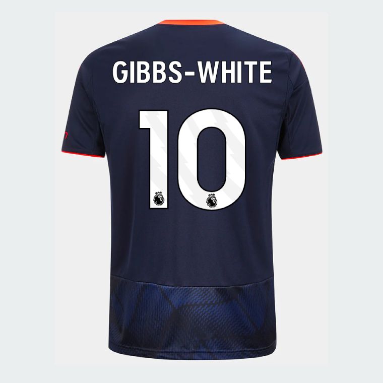 25-26 Nottingham Forest Third GIBBS WHITE 10  Jersey