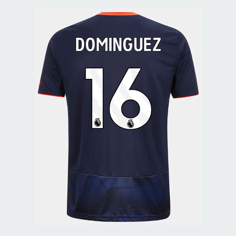 25-26 Nottingham Forest Third DOMINGUEZ 16  Jersey