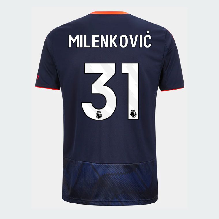 25-26 Nottingham Forest Third MILENKOVIC 31   Jersey